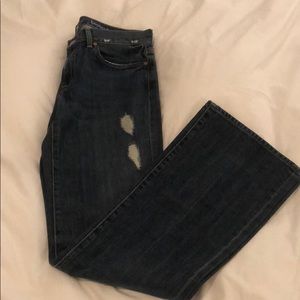 7 for all mankind distressed jeans. Bootcut